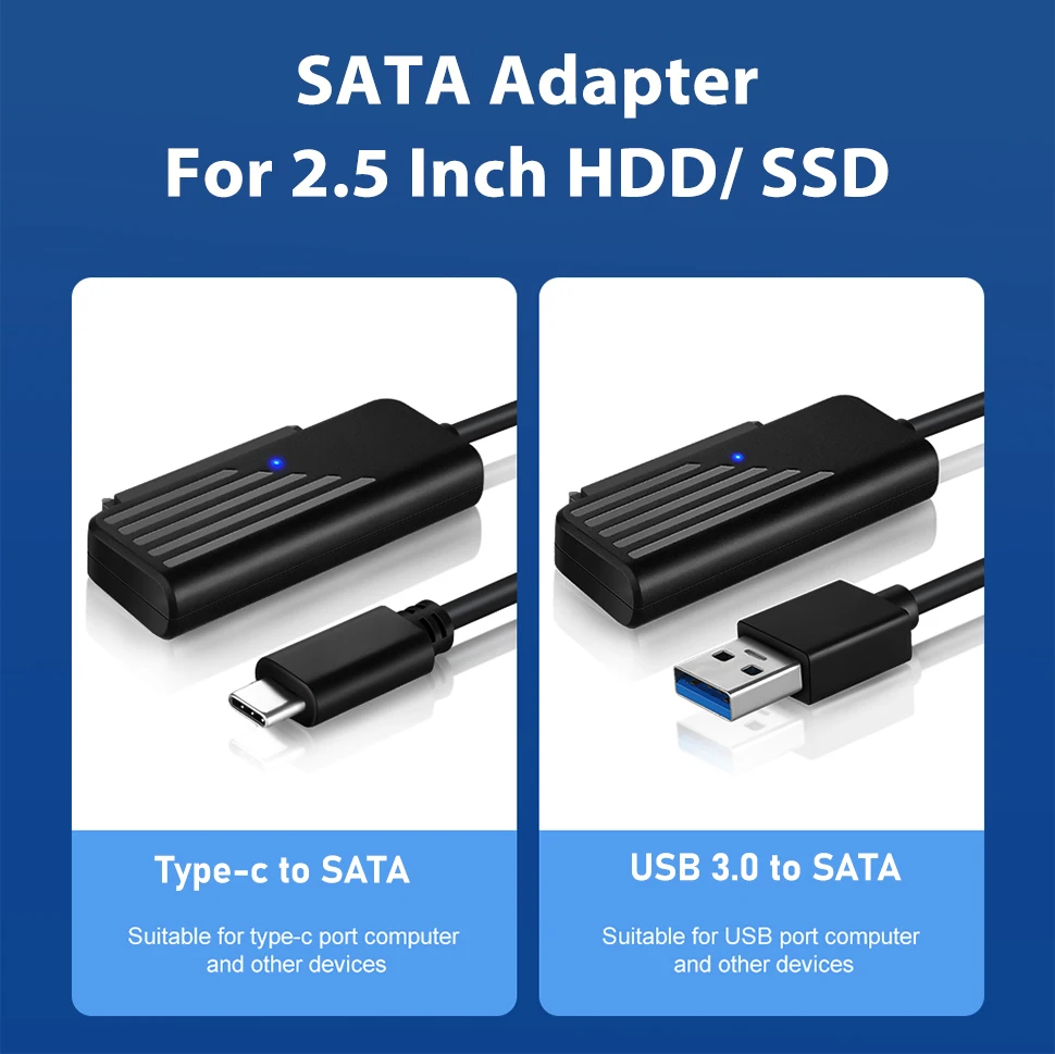Sata para Usb 3.0 Cabo para Zexmte. Polegada Externo Hdd Ssd Hard Drive de Transferência de Dados até 5gbps Usb 3.0 para Cabo Adaptador Sata Iii - Imagem 6