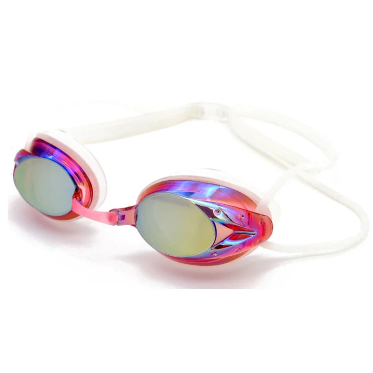 Adult Swimming Glasses Cool Comfortable Professional Competition Swim Goggles Colorful Electroplated Swimming Mirror