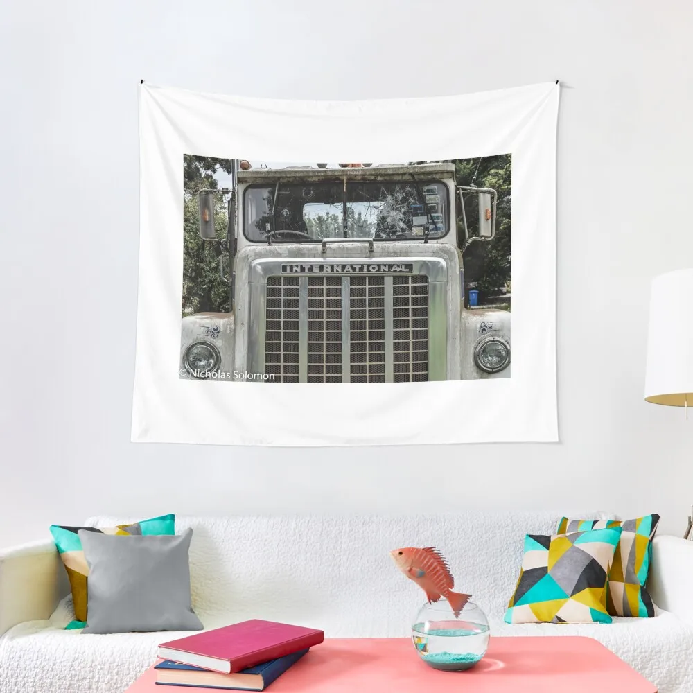 

International Truck Wreck Tapestry Tapestry On The Wall