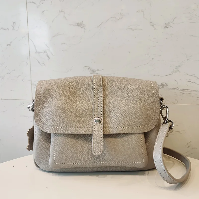 Women's New Soft Real Leather Satchel Messenger Cross Body Handbag Purse