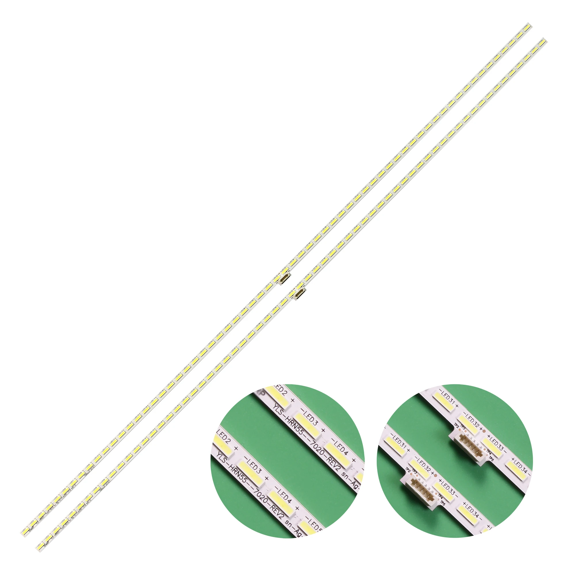 2stk LED-Streifen für Sony YLS_HRN55_7020 KD-55X8500D 55X8507C 55X8505C 55X8500C