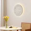 Wabi sabi wall light minimalist interior wall light Design Natural Stone light Dining Room wall lamp beige bedroom Bedside lamp 4