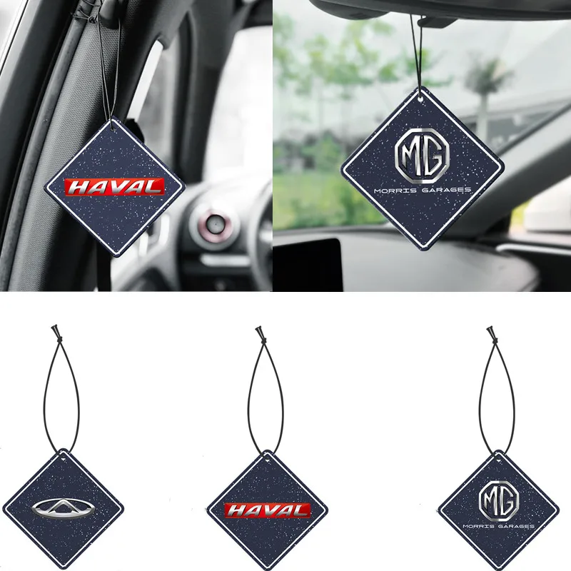 Car Aromatherapy Air Freshener Pendant Rearview Mirror Hanging Decor