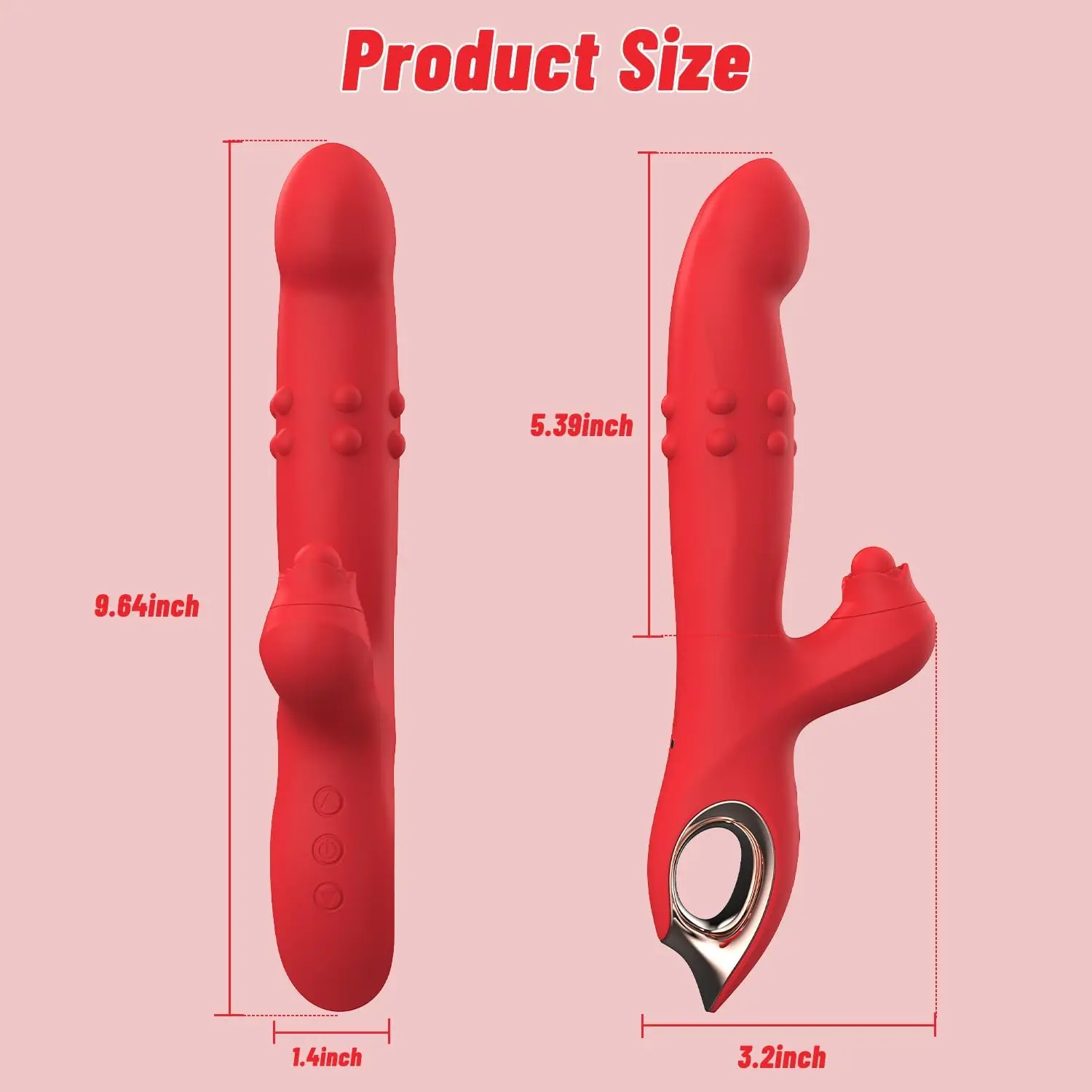 Vibrator Dildo Adult Sex Toys-G Spot Vibrator Rabbit Vibrators Female Sex Toys Adult Toys for Women & Couples Pleasure