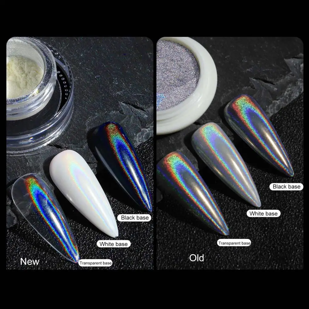 Nail Powder Fine Pigment Nail Mirror Powder Rainbow Color Manicure Glitter