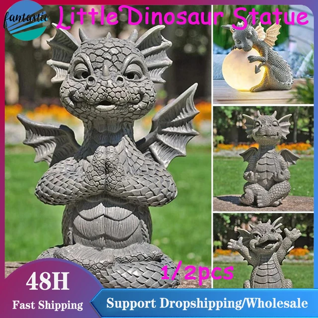 Dropship 1pc Resin Dragon Sculpture, Window Front Dragon Statue