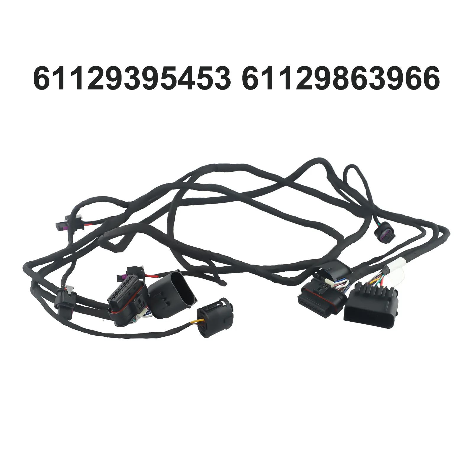 

1PCS Car Front Bumper Wiring Harness Replace For BMW 5 SERIES G30/G31 2016-2020 OEM Number 61129395453 Black Accessories