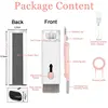 7-in-1 Cleaning Kit Computer Keyboard Cleaner Brush Earphones Cleaning Pen For Headset Phone Cleaning Tools Keycap Puller Set 6