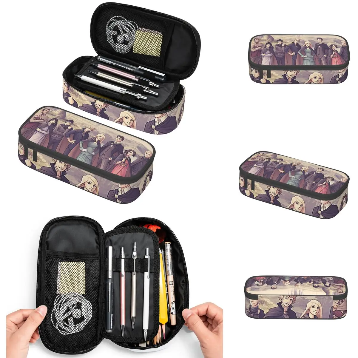 Keeper Of The Lost Cities Character Pencil Cases Big Capacity Pen Bags Pen Box Pencil Pouch For Boys Girls Students School