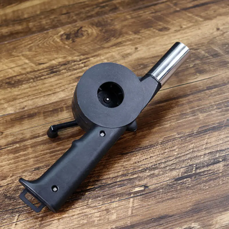 Hand Blower Outdoor Cooking Barbecue Blower Portable Hand Crank Fan Air Blower Grill Picnic Camping Stove Accessories Barbecue Tools