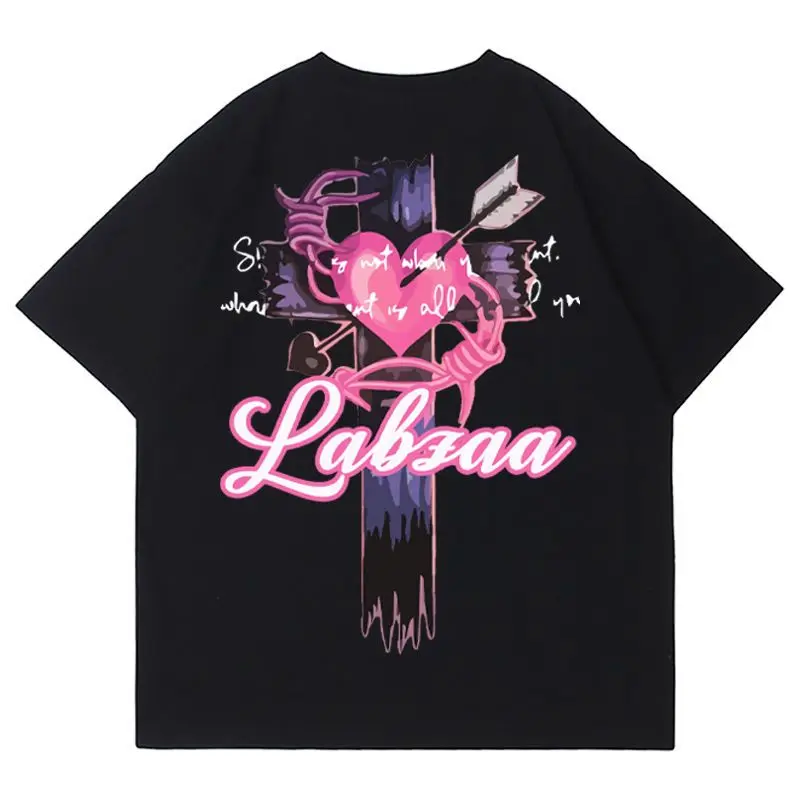Vintage Oversized Short Sleeve Shirt Women Summer O Neck Print Clothes T Shirt Top Harajuku 90s Aesthetic Graphic Tshirts Men