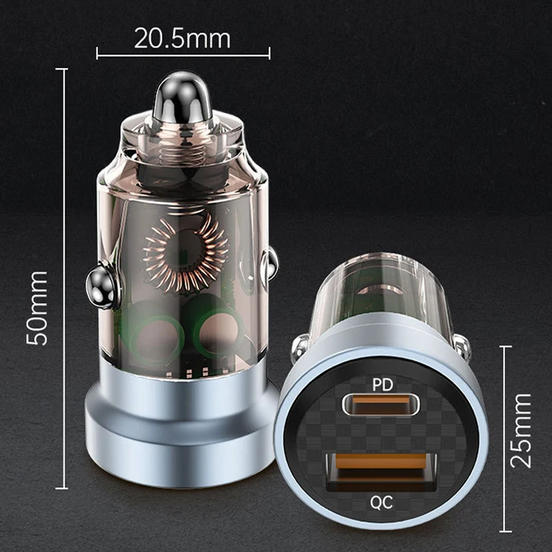 SEAMETAL   , 12-24V, 30W PD QC3 ڵ  ,  ڵ USB ȭ  ׼