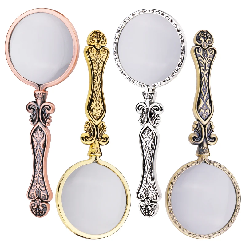 SHWAKK Vintage Style Magnifier For Sewing Handheld Magnifier Reading