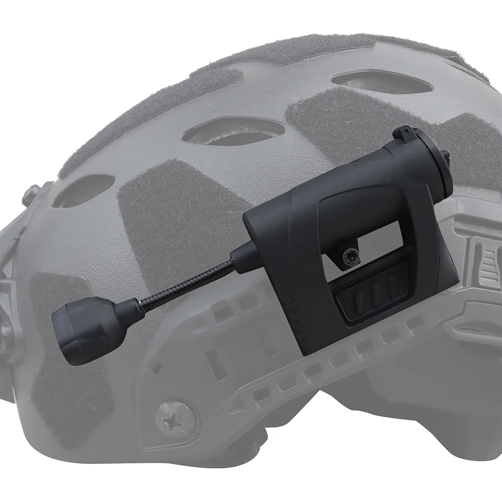 Tactical LED Helmet Light Charge Mpls 4 Modes Green Red IR Laser Energy Saving Hunting Military Helmet Flashlight Accessory