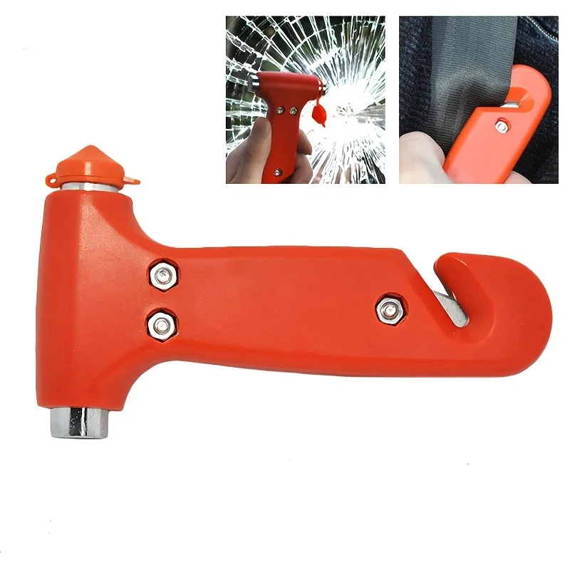 Multifunctional 2 in 1 Emergency Rescue Escape Tool Car Emergency Safety Escape Hammer Seatbelt Cutter Glass Window Breaker Auto