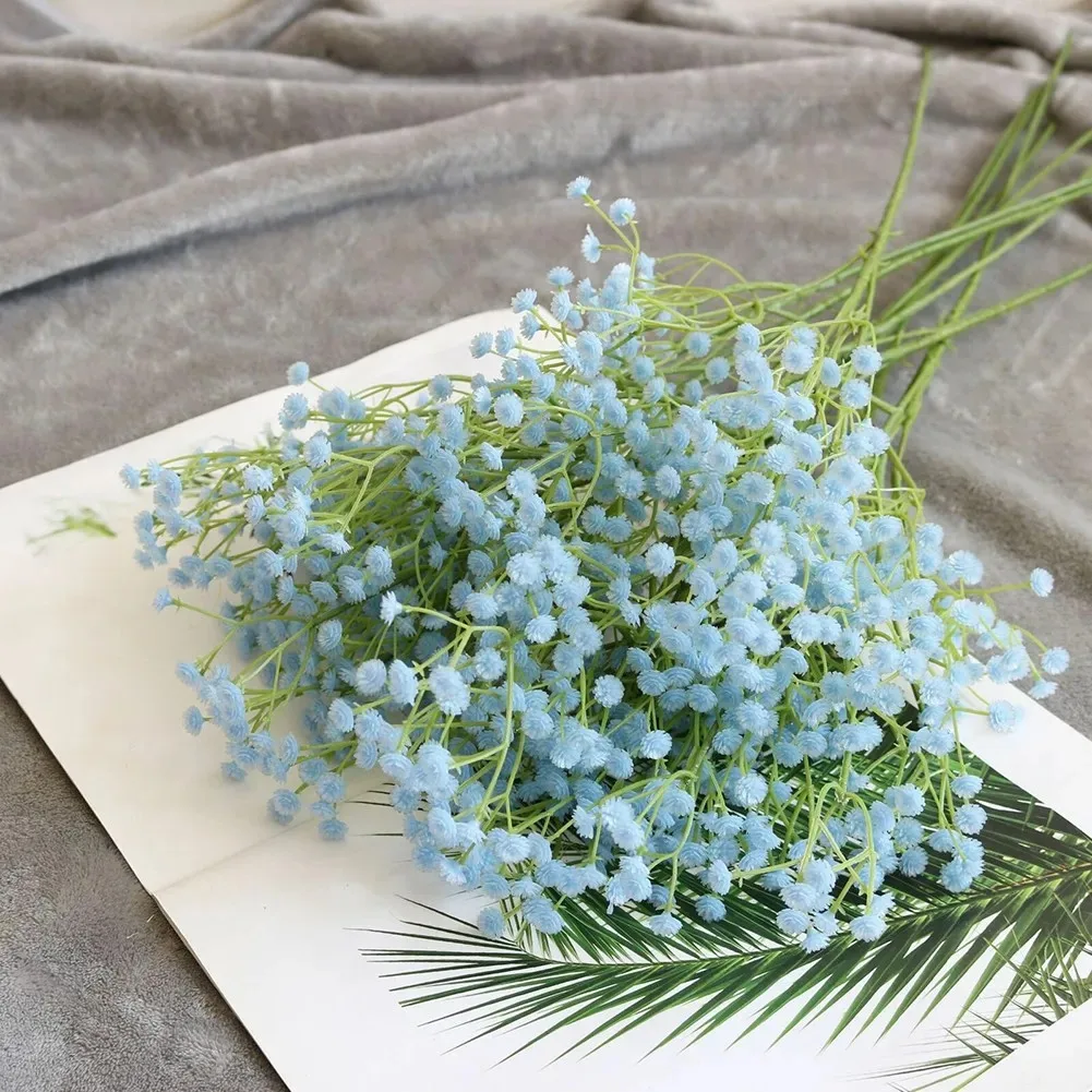 108 Köpfe Künstliche Blumen Kunststoff Gypsophila DIY Gefälschte Blumen Bouquet Garten Hochzeit Dekoration Party Im Freien Home Decor Vase – Detail 7