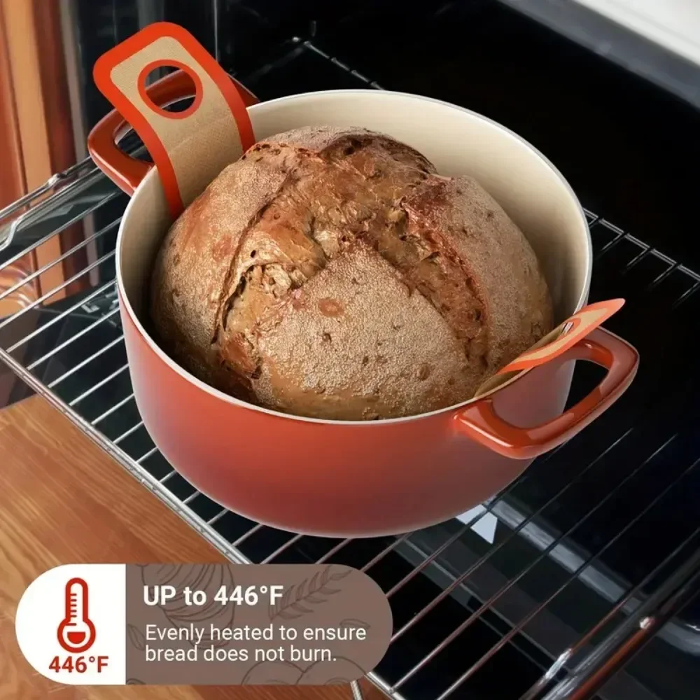 Silicone Baking Mat Kneading Pad Bread Sling With Long Handles Non-Stick Dough Mat Pizza Cake Dough Maker Kitchen Toolsbakeware