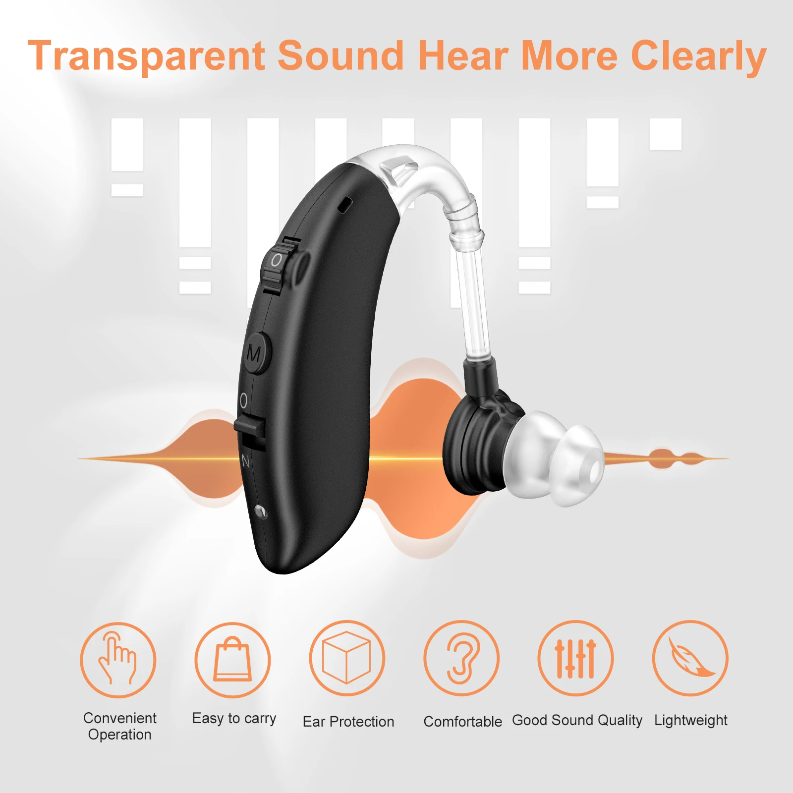 Invisible Sound Amplifiers BTE Deaf The Listening Hearing Amplifiers  Portable Elderly  Hearing Amplifiers 6