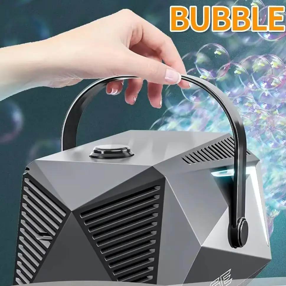 Bubbles Floor Automatic Bubbles Machine Pompero Blower for Wedding Stage Party Outdoor Garden Backyard Parent Child Activities