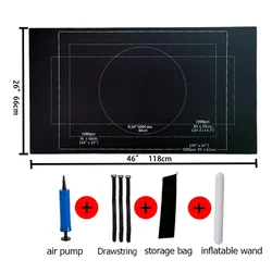 Portable Puzzle Roll - Up Felt Mat for Up to 1500 Pieces - Jigsaw Puzzle Accessory Playmat (Black 1 Set)