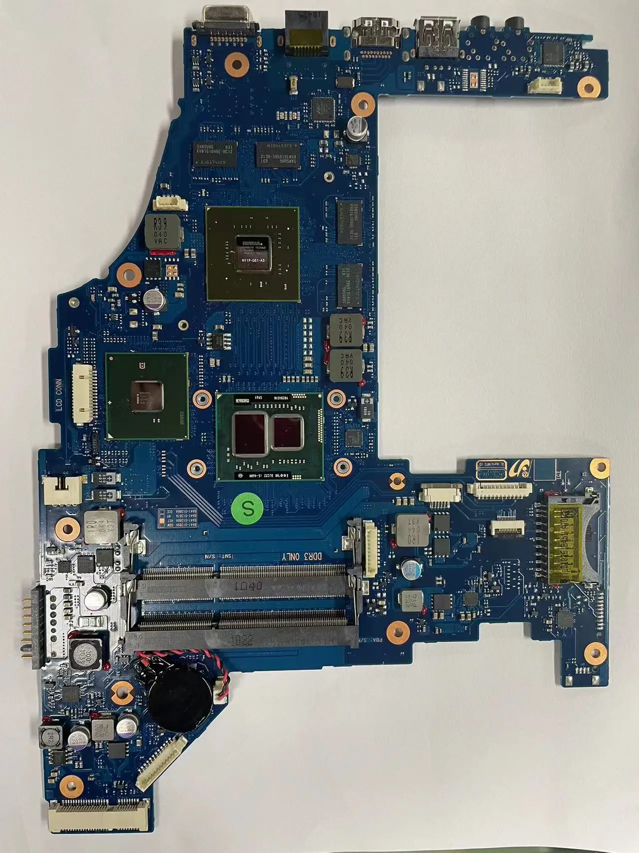 Оригинальная материнская плата для ноутбука SAMSUNG NP-Q430 Q428 Q530, стандартная GT330M, 1 Гб