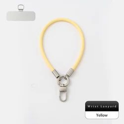 Silicone Crossbody Phone Strap with Anti - Theft and Anti - Drop Features - Silicone (Yellow (Wrist))