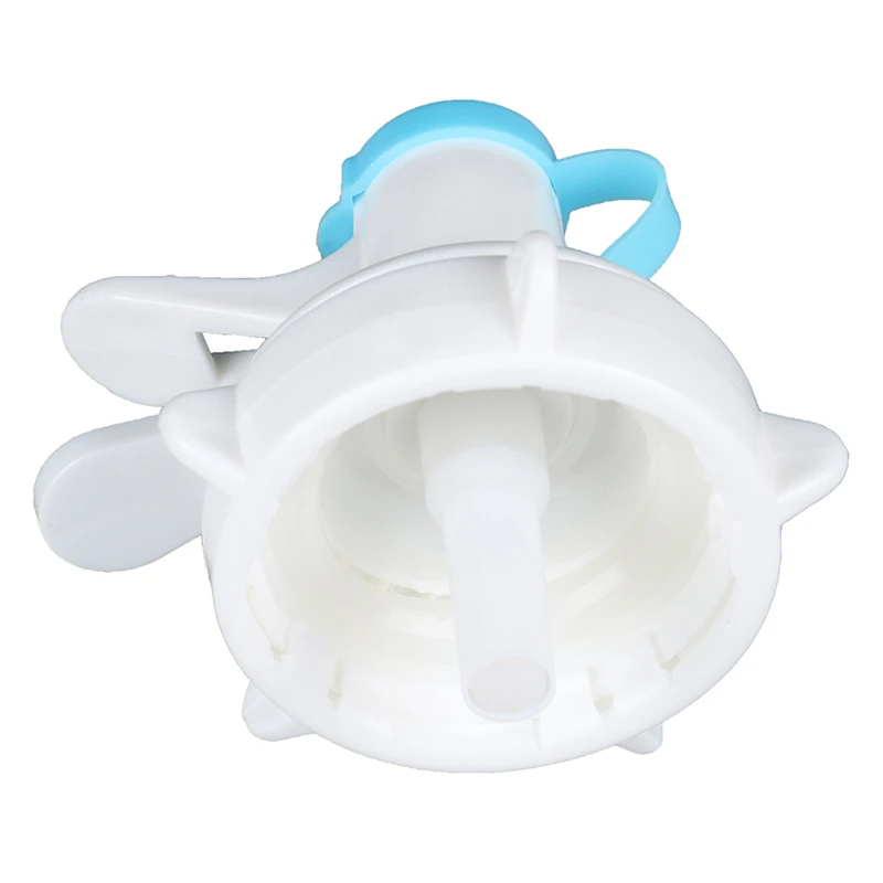 1pc Eco-friendly Plastic Small Portable Camping Home Inverted Water Dispenser Spout Bottle Cap Reusable with Faucet Dust Cover