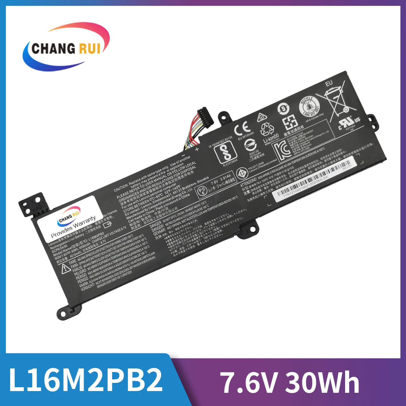 30Wh Тип L16L2PB2 7 4 V Аккумулятор для ноутбука Ideapad 320-15IKB 15ISK 17ABR 17AST 17IKB 17ISK |