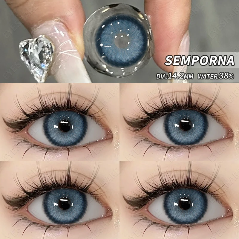 Vibrant Color Contact Lenses - Yearly Natural Look with Fast Delivery