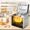 Bread Maker Machine 13-in-1 Bread Machine, Dough Maker, Auto Nut Dispenser & Ceramic Pan, 2LB and 3 Loaf Sizes & 3 Crust 5