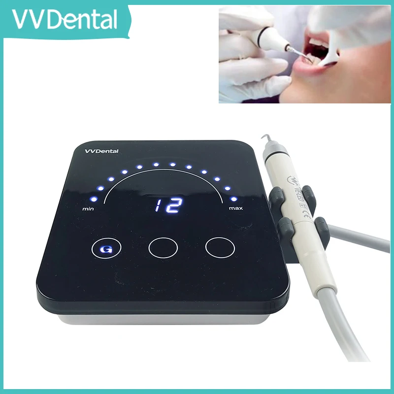 

Ультразвуковой скалер VVDental с идентификацией для удаления зубного налета и расчета, умный скалер с сенсорным экраном, товары для отбеливания зубов