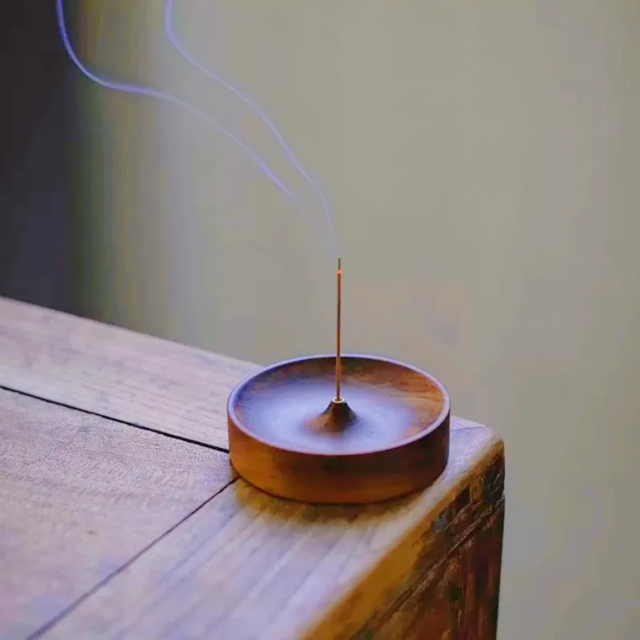 Solid Wood Incense Holder 2