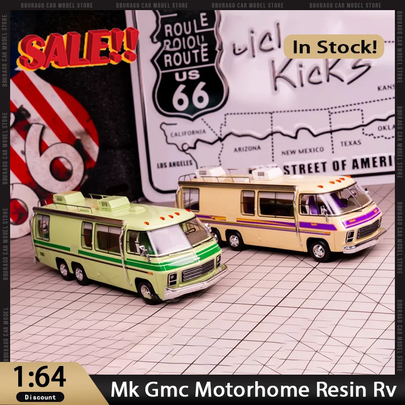 1/64ミニカー　GMC MOTOR 改　チームフェラーリ 1/64ミニカー GMC MOTORHOME 改 チームフェラーリ 1:64 Scale