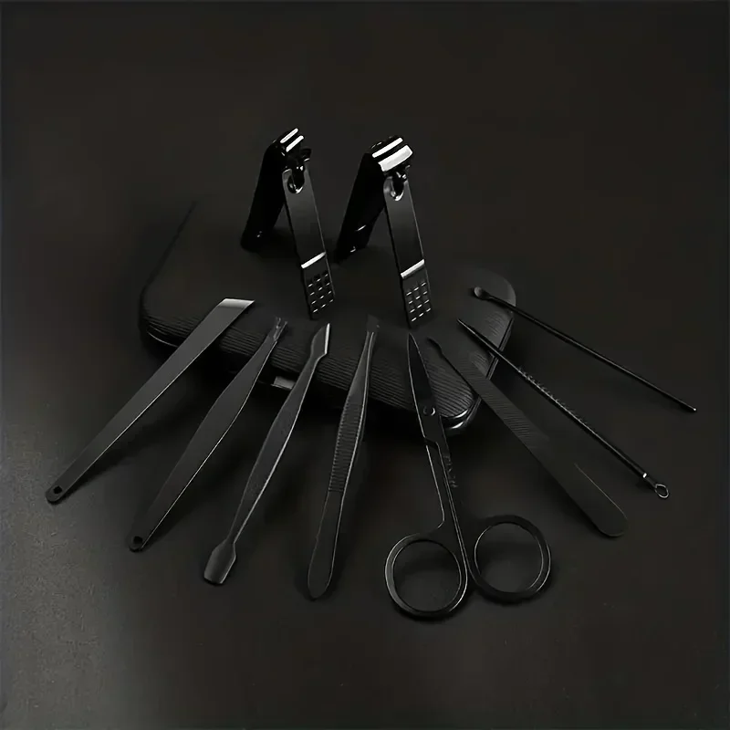 10-24Pcs Professional Nail Clippers Kit Ultra Sharp Fingernail and Toenail Cutters Men and Women Sturdy Pedicure Care Nail clipper set Nail care kit Manicure pedicure kit