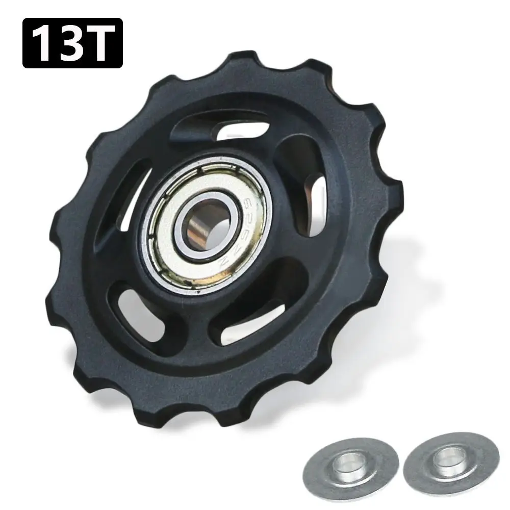 Ruota di fantino, Bici da Strada Bicicletta Deragliatore Posteriore 11T in ceramica Puleggia Ruota