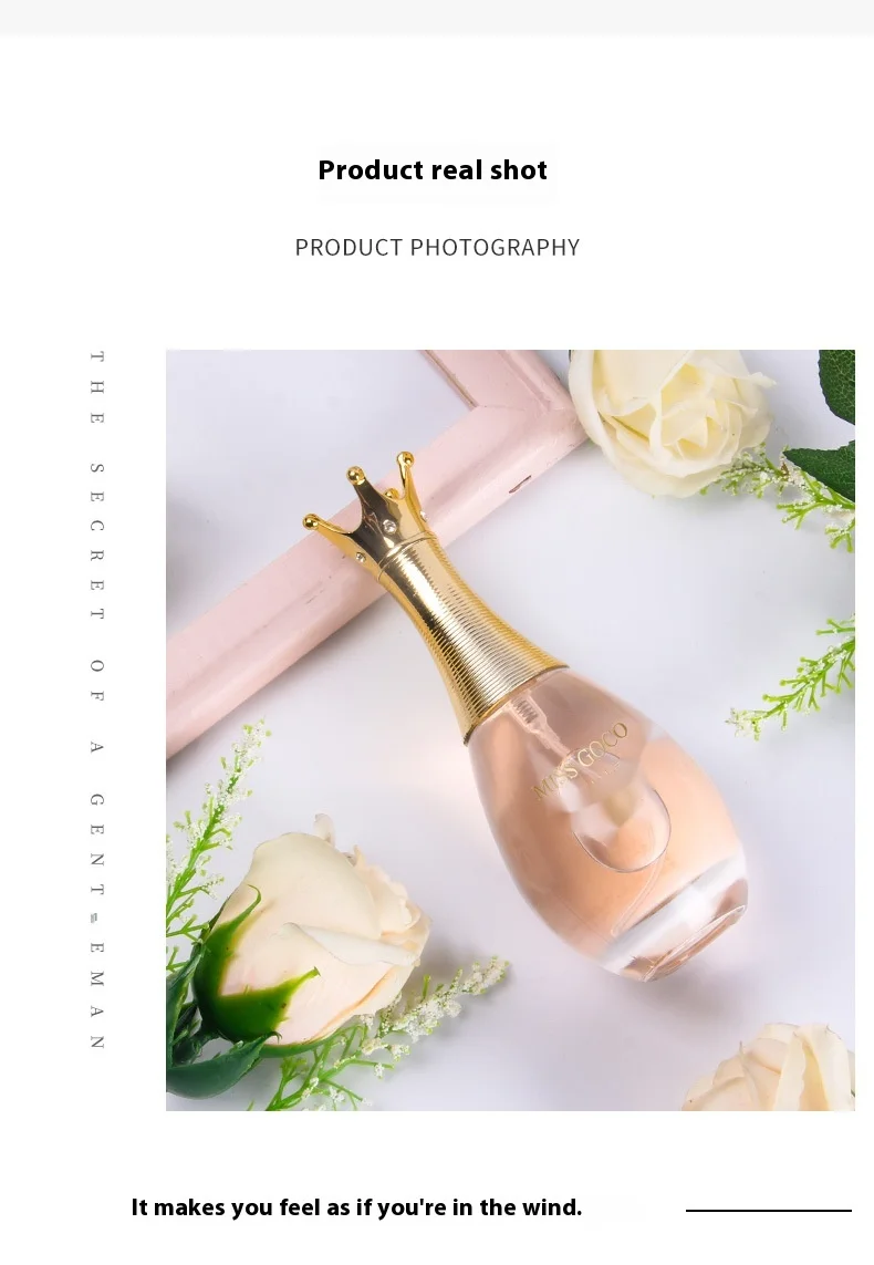 MISS GOCO Prawdziwe damskie perfumy Trwały zapach Lekki zapach Perfumy 60ml_voghion.com