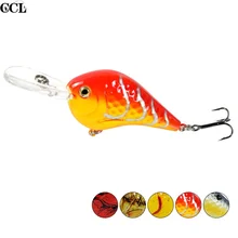 

5pcs/lot High Quality Durable Plastic 3D Laser Eyes Bass Bait 9cm 11.5g Sharp Hooks Floating Crankbait Fishing Lures