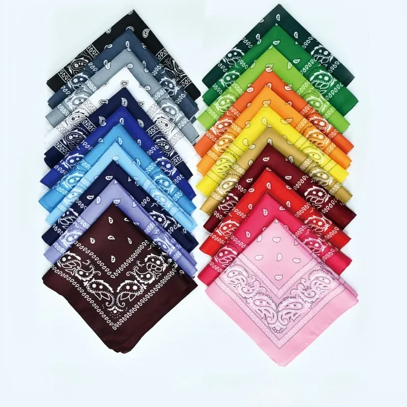 Description Picture 2 of itemHip Hop Bandana 23 Styles Man Women Fashion Outdoor Headbands Hair Band Wrist Wraps Hair Scarves High Quality Hair Accessories