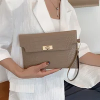 Fashion Women Stone Pattern Handbag And Purse PU Leather Wedding Party Evening Bag Lady Wristlet Clutch Bag Female Envelope Bag - Image 2