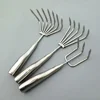 Claws Garden Hand Rake Stainless Steel Manual Small Leaf Rakes Integrated Gardening Tool Weeding Removal Puller Garden Yard