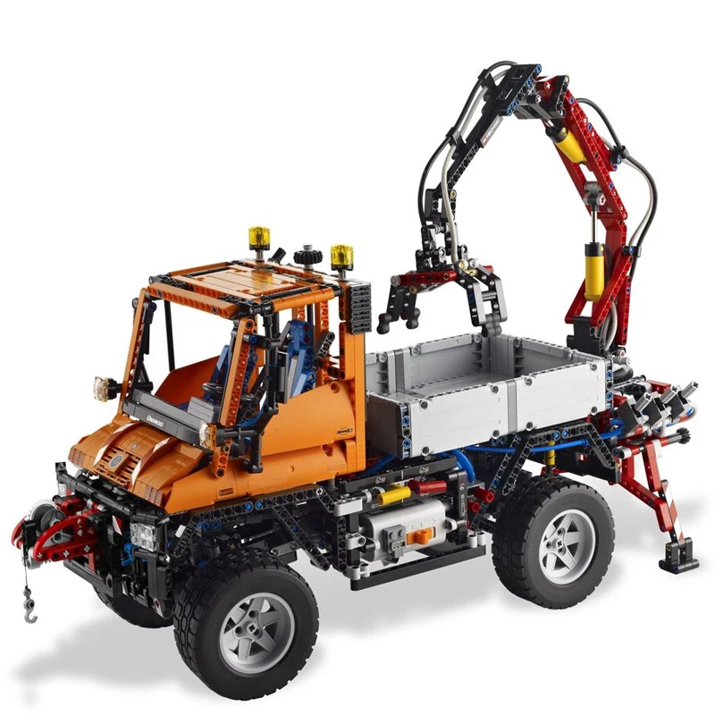 Moc-8110 High-Tech Truck Crane Tractor Building Blocks Veicoli Telecomandati Blocchi Di Costruzione Automobilistici Giocattoli Educativi Regali