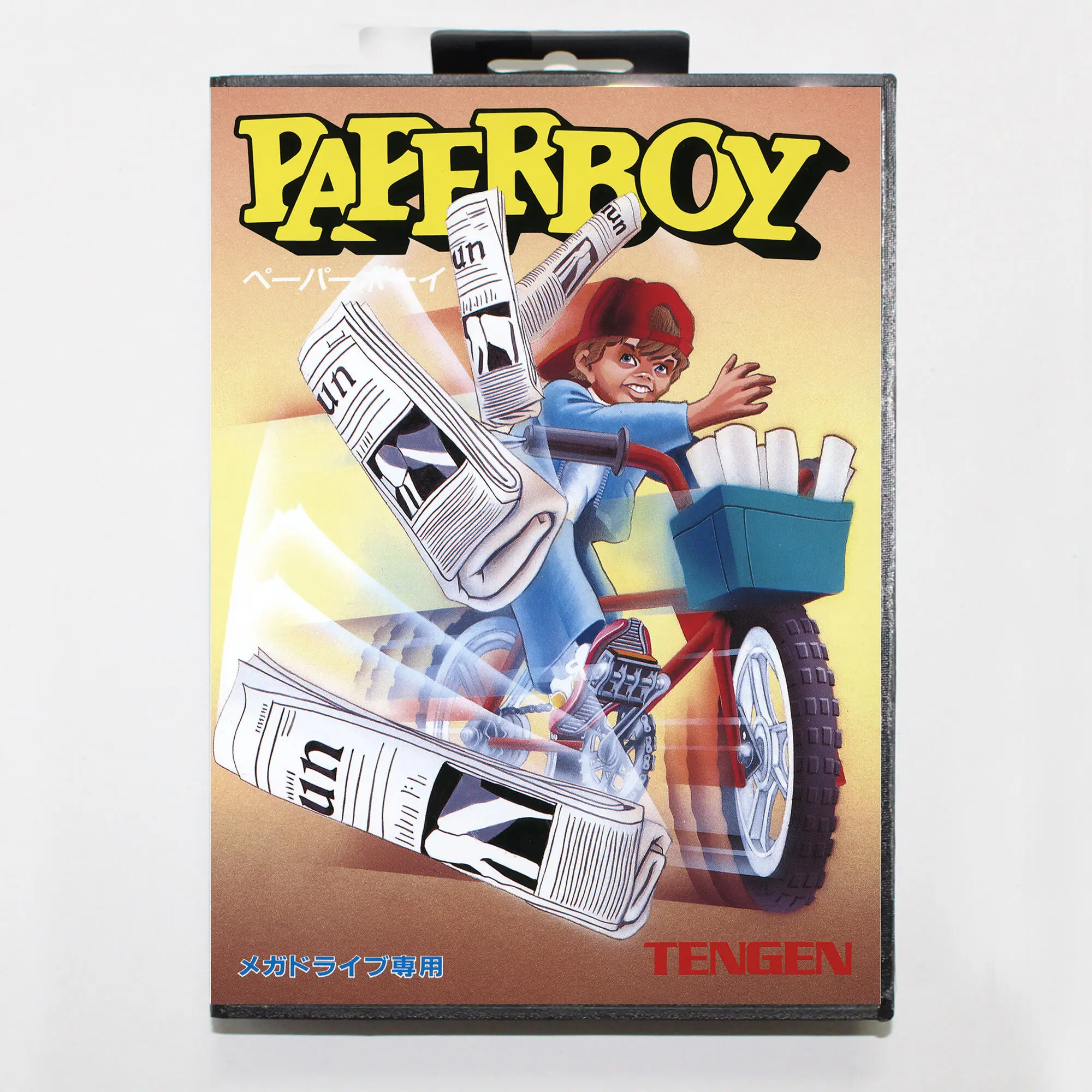 Paperboy Con Japan Box 16Bit Md Game Card Per Sega Mega Drive/Genesis System