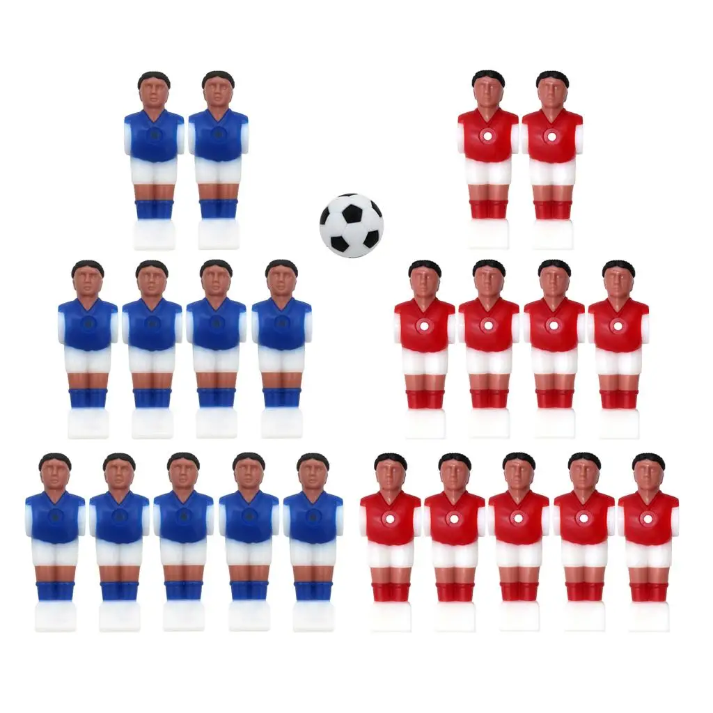 Foosball Men 22 Pieces Table Top Football Players Entertainment