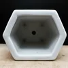 Vintage Style Hexagonal Ceramic Flowerpot Home Decoration 5