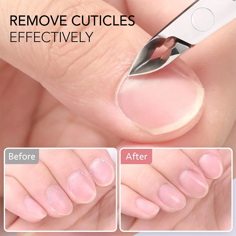 Cuticle Nippers, Professional Cuticle Trimmer Cutter, Stainless Steel Nail Clippers Scissors Remover
