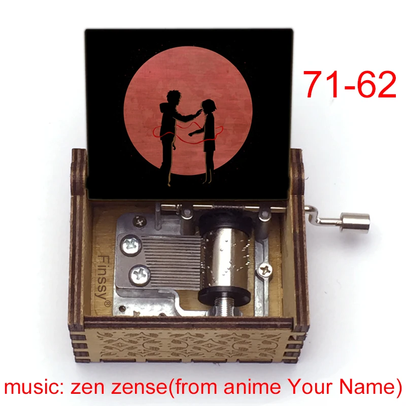Caja de música zenzense de anime movie Your name Kimi no Na wa, regalo de  cumpleaños de mano, Navidad, decoración de oficina