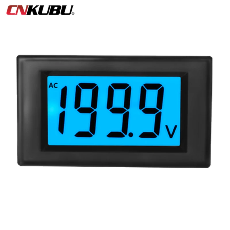 D85-222 Ac Display Digitale Voltmetro Ac0-36V110V600V Hd Lcd Meter Head 220V Alimentatore Facile Da Installare