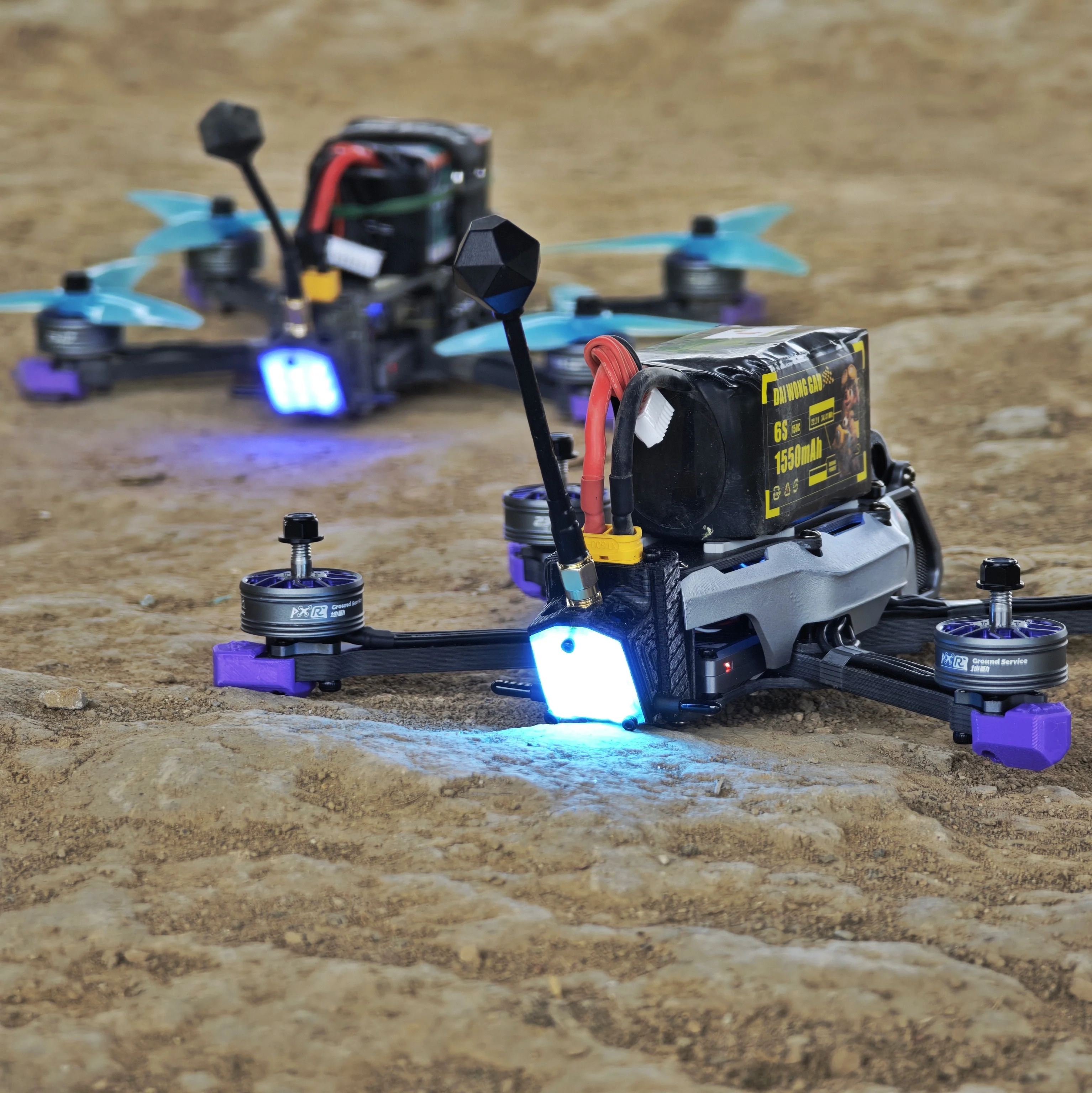 Cadre Drone FPV PX5 6mm Carbone TRUE X/DC Frame Pliant
