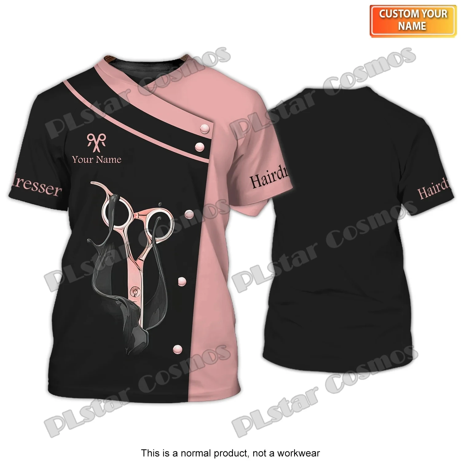 Mode Friseur T-Shirt Friseur Muster benutzer definierten Namen 3d gedruckt Herren T-Shirt Sommer Unisex lässig T-Shirt [nicht Arbeits kleidung] dw227 – Detail 9