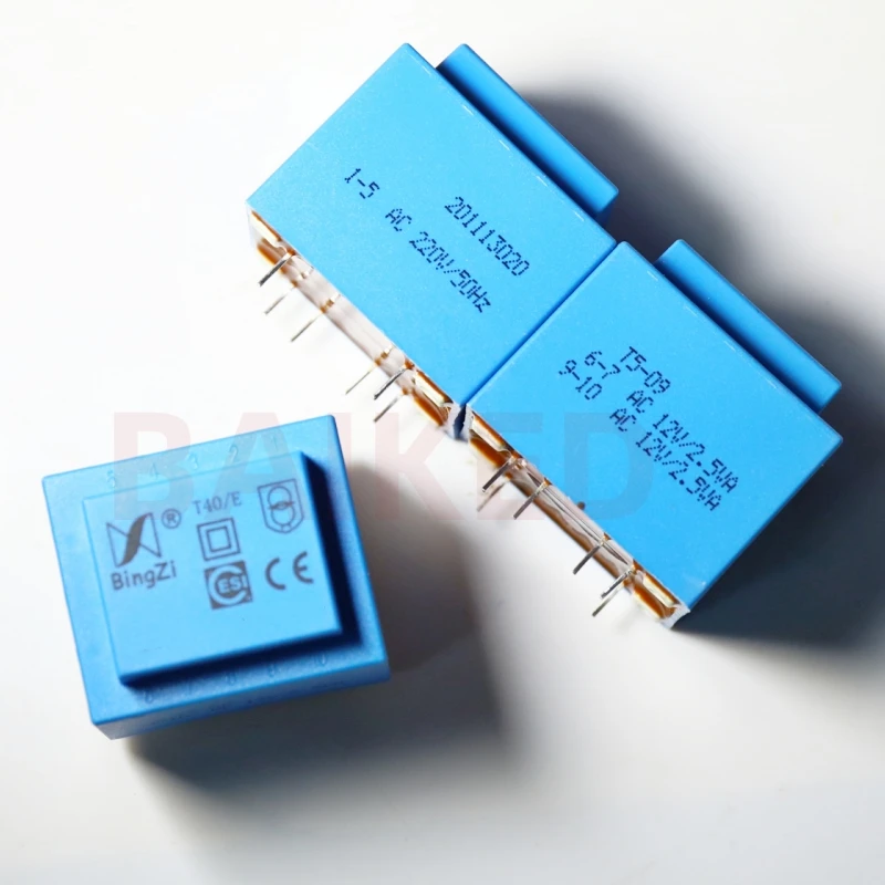 

BingZi T40/E ESI T5-09 6-7 AC 12 В/220 ва 9-10 AC 12 В/37,5 ва 1-5 AC в/50 Гц DIP × 32 × 35 мм, сварная мощность трансформатор для печати